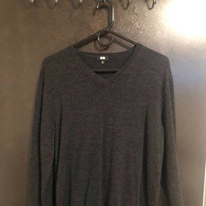 Uniqlo Wool Sweater Charcoal M